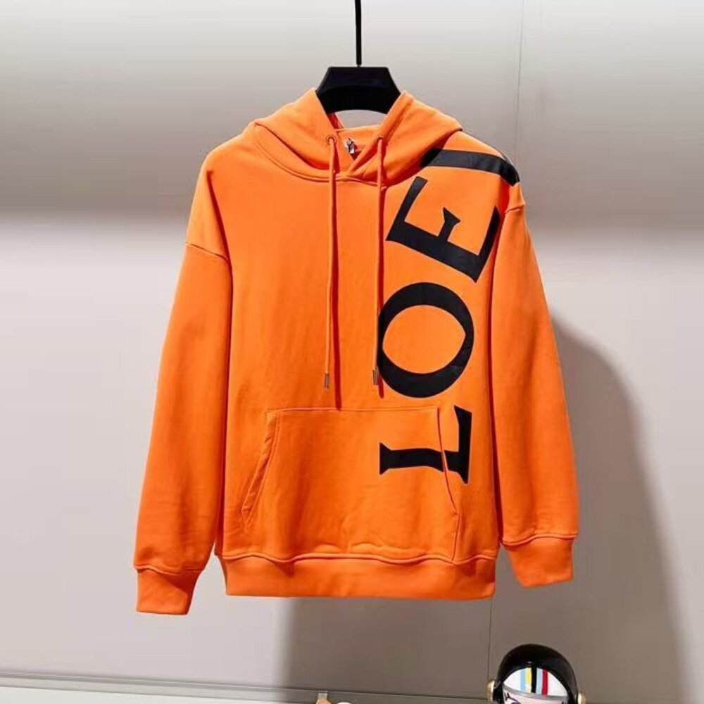 Loewe Orange hooded sweatshirt
